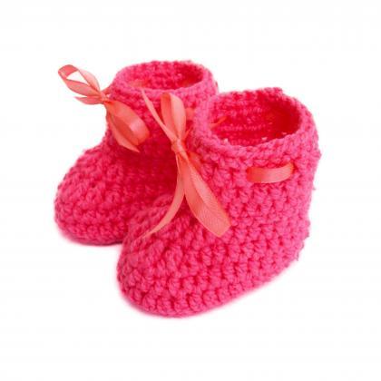 Crochet Baby Booties Woolen Booties..