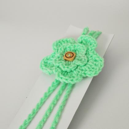 Crochet flower Baby Hair Band / Hea..