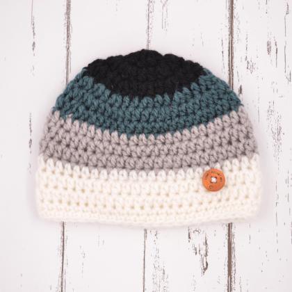 Crochet baby cap beanie