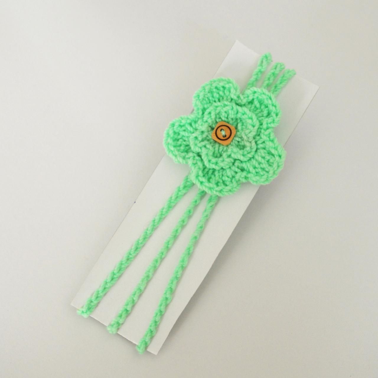 Crochet flower Baby Hair Band / Head Band for girl - Pista