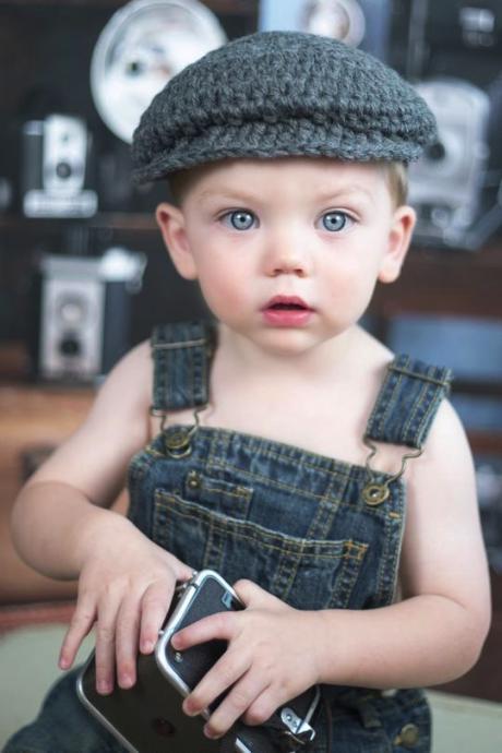 Love Crochet Art Crochet Baby Hat Golf Hat Photography Props Hat Cap For Baby Boy